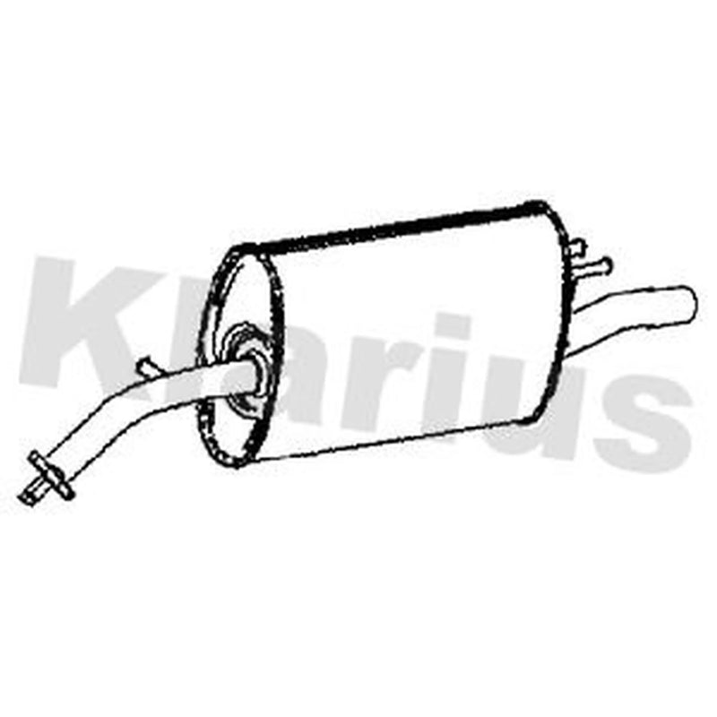 Klarius Box With Tail Pipe Rear CV16A