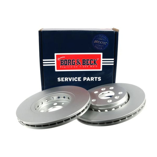 Borg & Beck 2 x Vented Front Brake Discs BBD5163