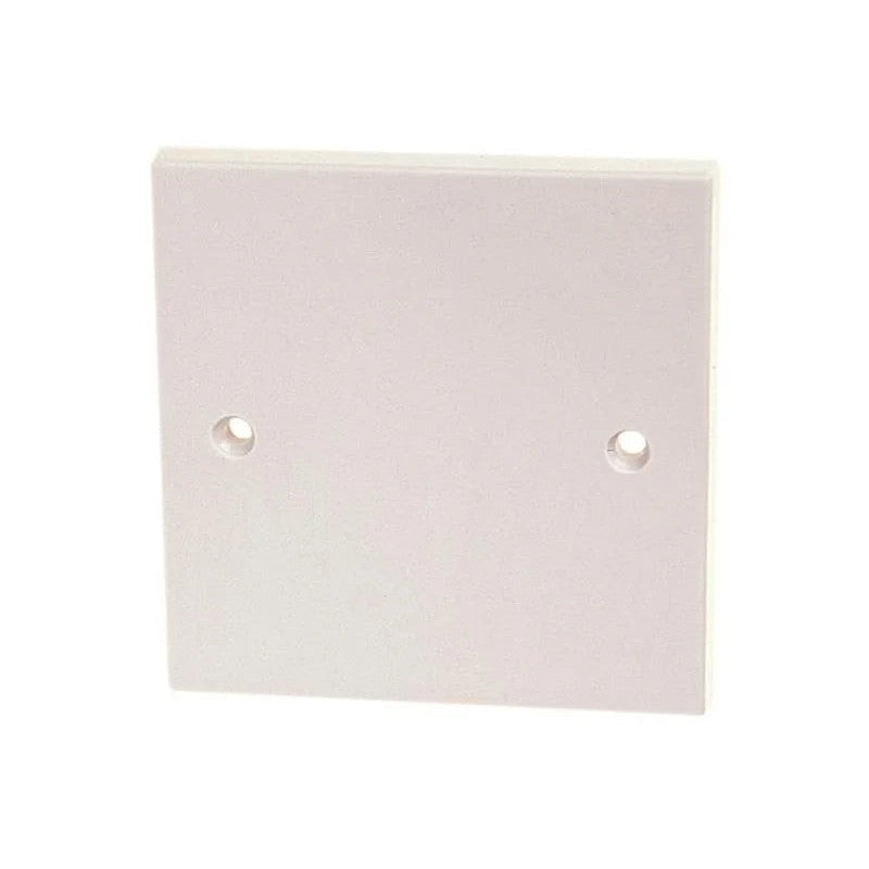 Dencon Plastic Blanking Plate Single White 8808NB - 8808NB