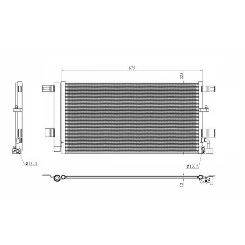 NRF Air Conditioning Condenser 350454