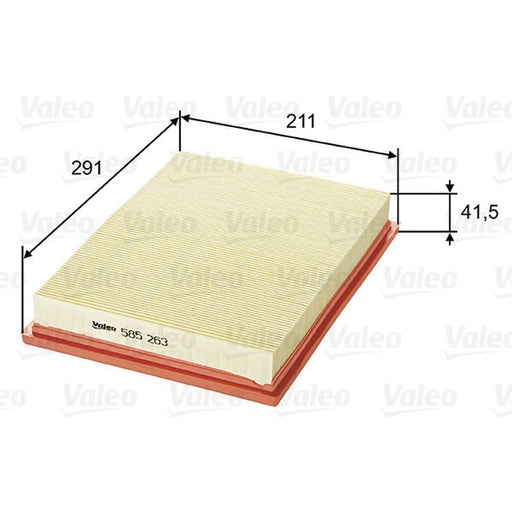 Valeo Engine Air Filter 585263