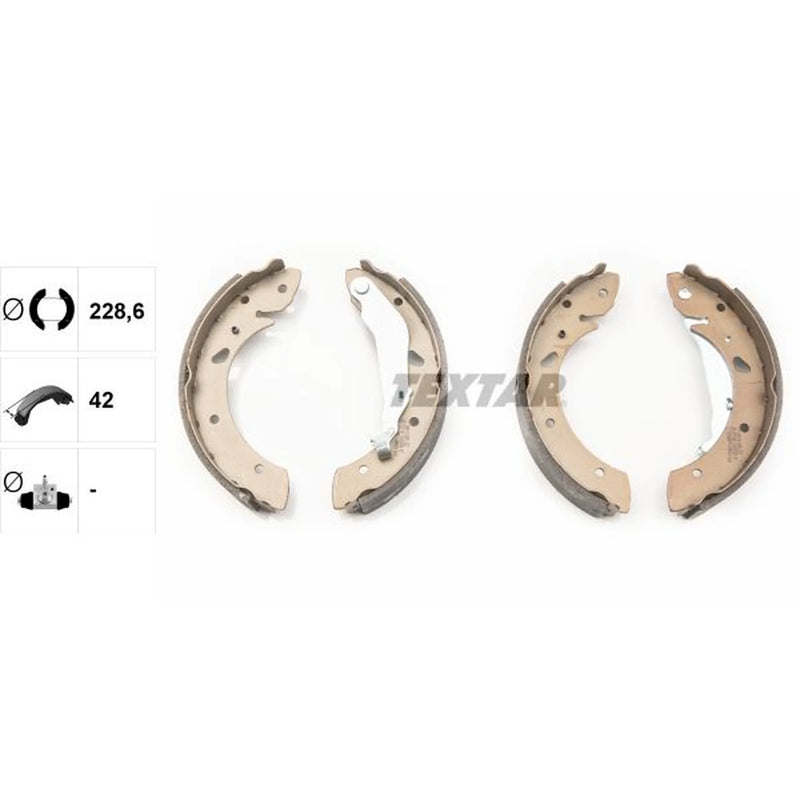 Textar Brake Shoe Set Axle Kit 91055200