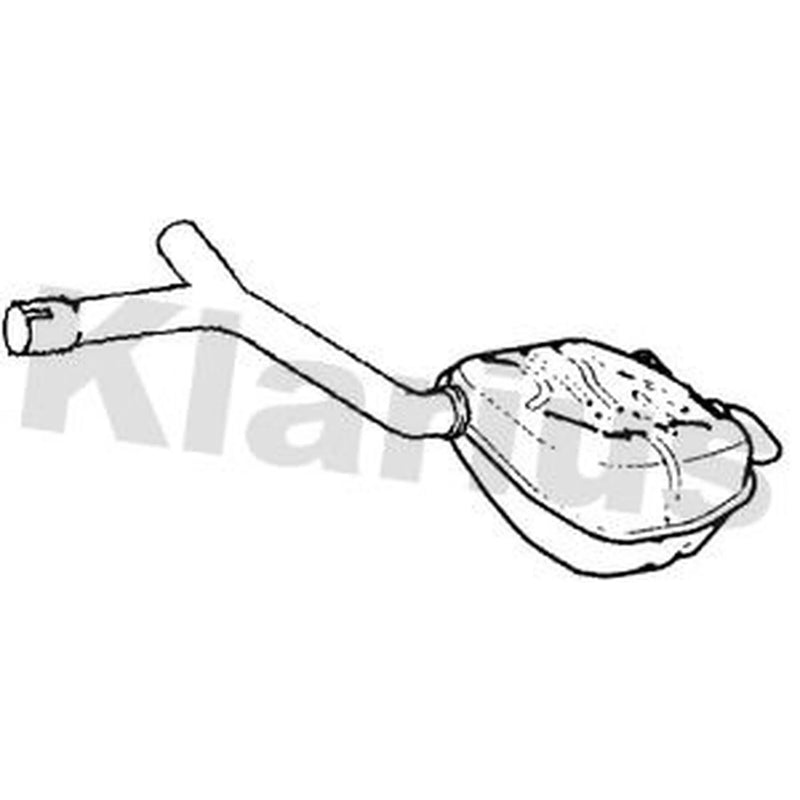 Klarius Box With Tail Pipe Left Rear FE1213G