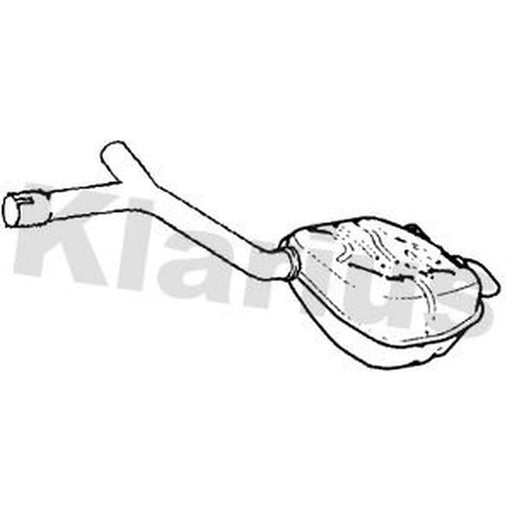 Klarius Box With Tail Pipe Left Rear FE1213G
