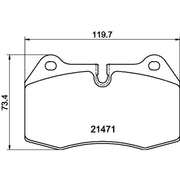 DON Brake Pad Set PCP2124