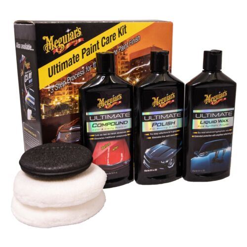 Meguiar's Ultimate Paint Care Kit - 3-Step Cleaning System