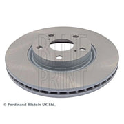 Blue Print 2 x Internally Vented Front Brake Discs ADT343199