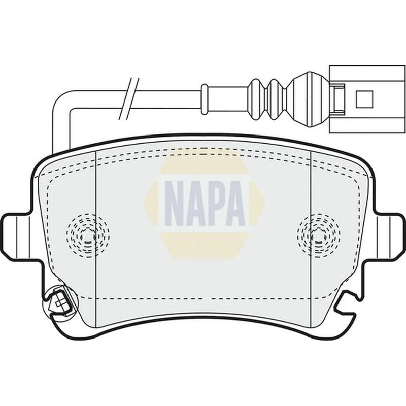 NAPA Rear Brake Pad Set NBP1272