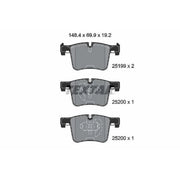 Textar Front Brake Pad Set 2519901