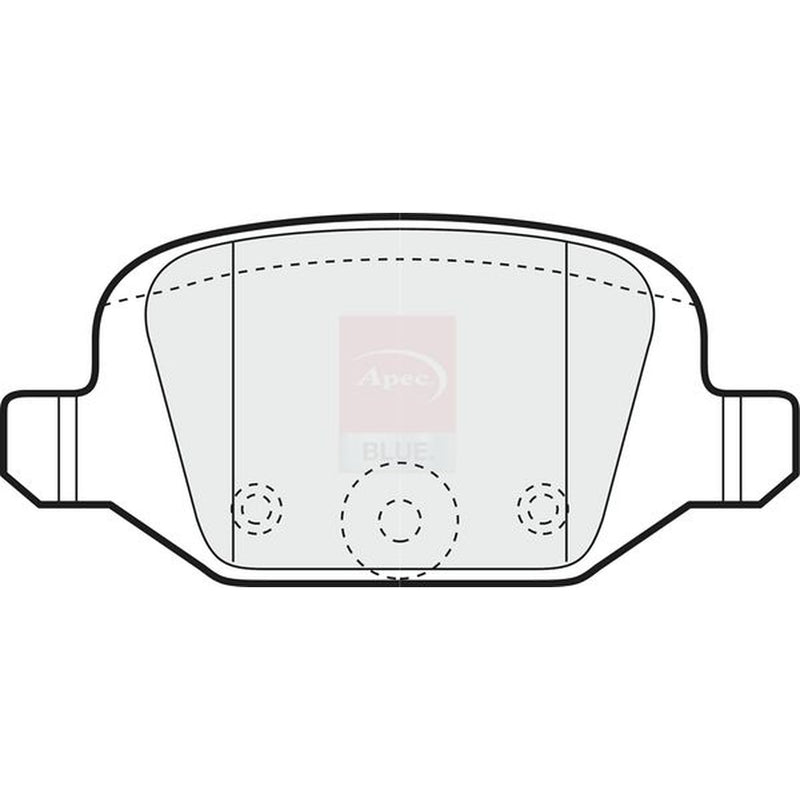 Apec Rear Brake Pad Set PD3177