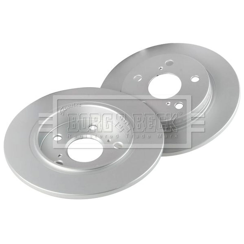 Borg & Beck 2 x Rear Brake Discs BBD4664