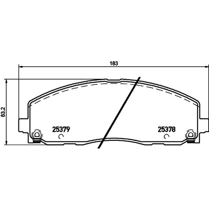 DON Front Brake Pad Set PCP1533