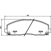 DON Front Brake Pad Set PCP1533