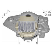 NAPA Engine Cooling Water Pump NWP1387