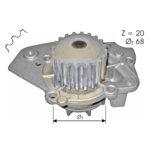 NAPA Engine Cooling Water Pump NWP1387