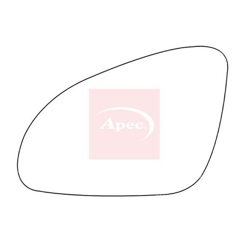 Apec Exterior Wing Mirror Glass Left AMS2781A