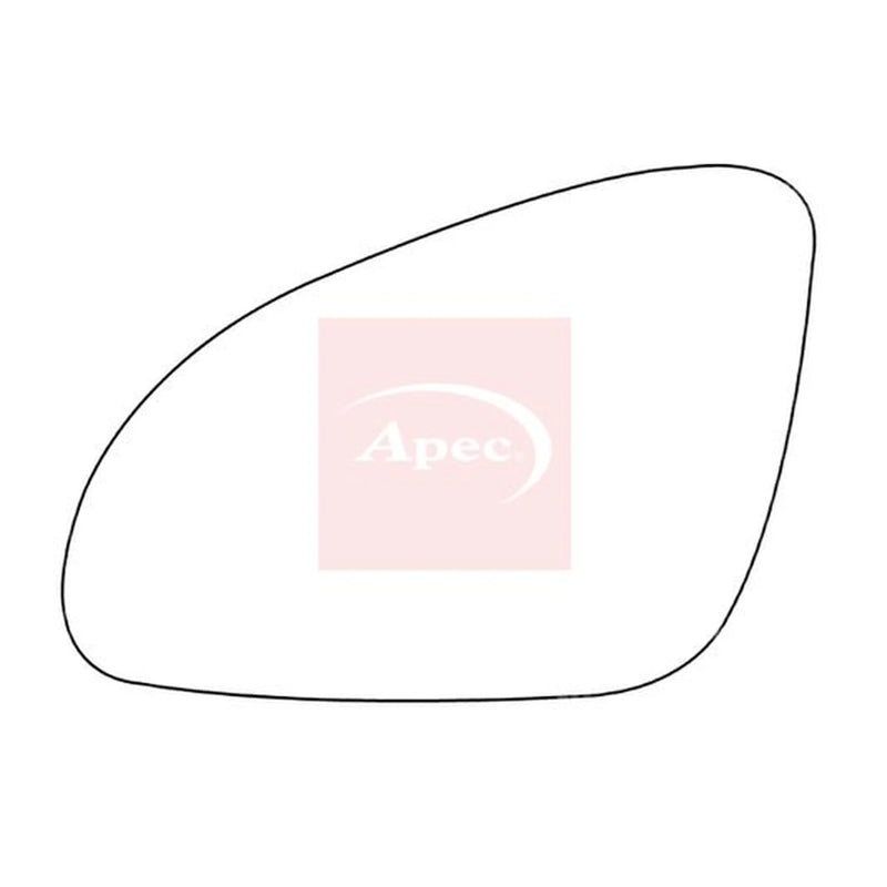 Apec Exterior Wing Mirror Glass Left AMS2781A