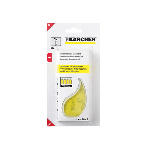 Karcher Glass Cleaning Sachets (4x20ml) - 6.295.302.0