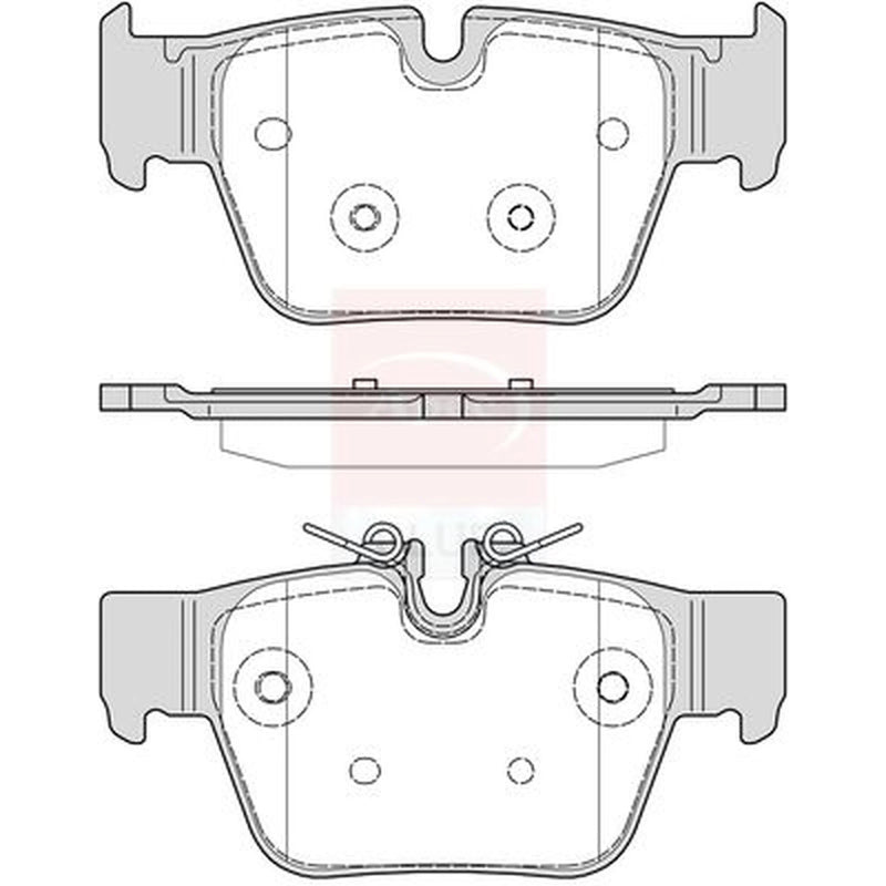 Apec Rear Brake Pad Set PD3956