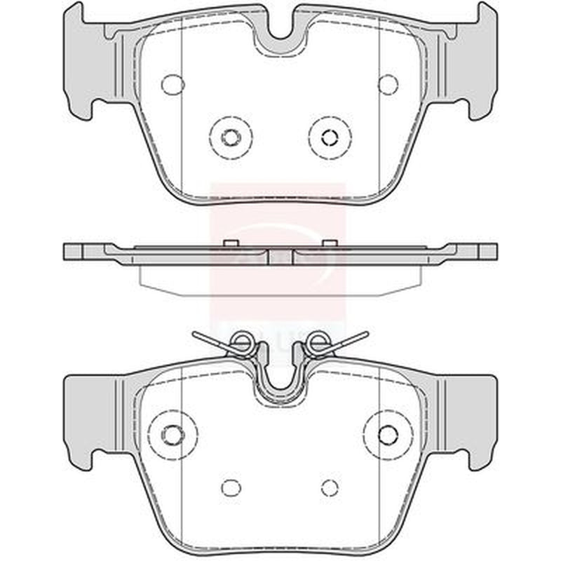 Apec Rear Brake Pad Set PD3956