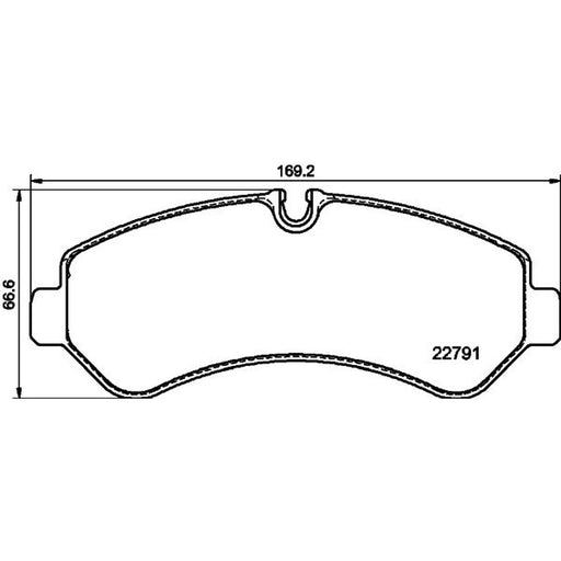 Mintex Rear Brake Pad Set MDB4095