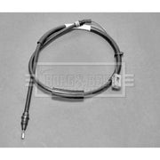 Borg & Beck Handbrake Cable Left Rear BKB1254