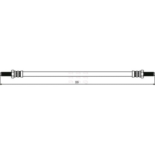 Apec Brake Hydraulic Hose Line Rear HOS3426