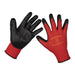 Sealey Flexi Grip Nitrile Palm Gloves (Large) Pack of 6 Pairs TSP125L/6 Sealey  - Town Parts