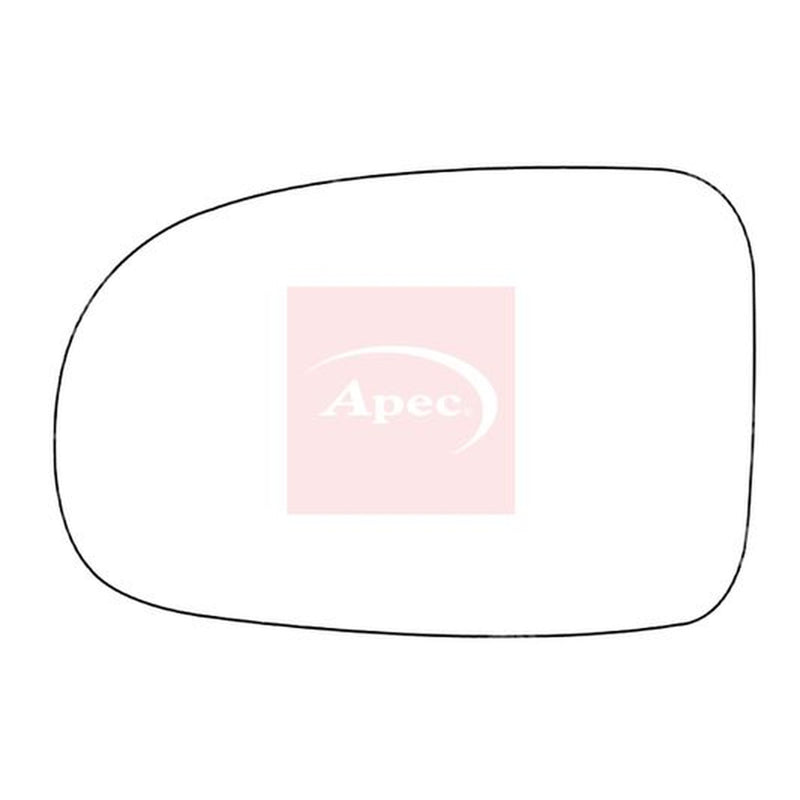 Apec Exterior Wing Mirror Glass Left AMS2691