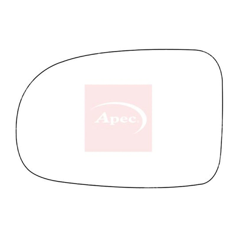 Apec Exterior Wing Mirror Glass Left AMS2691