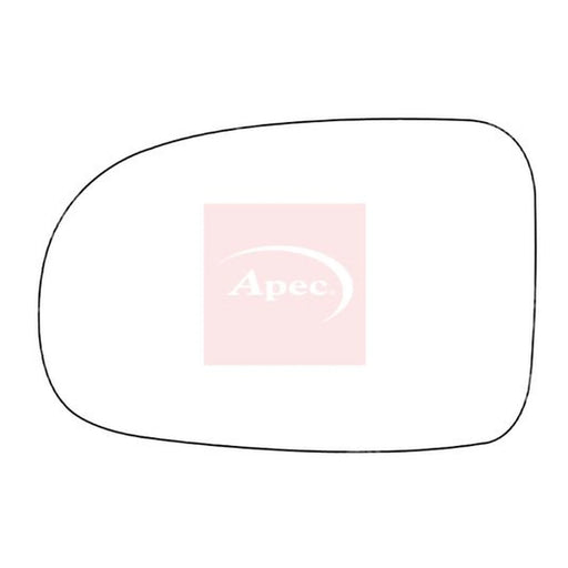 Apec Exterior Wing Mirror Glass Left AMS2691