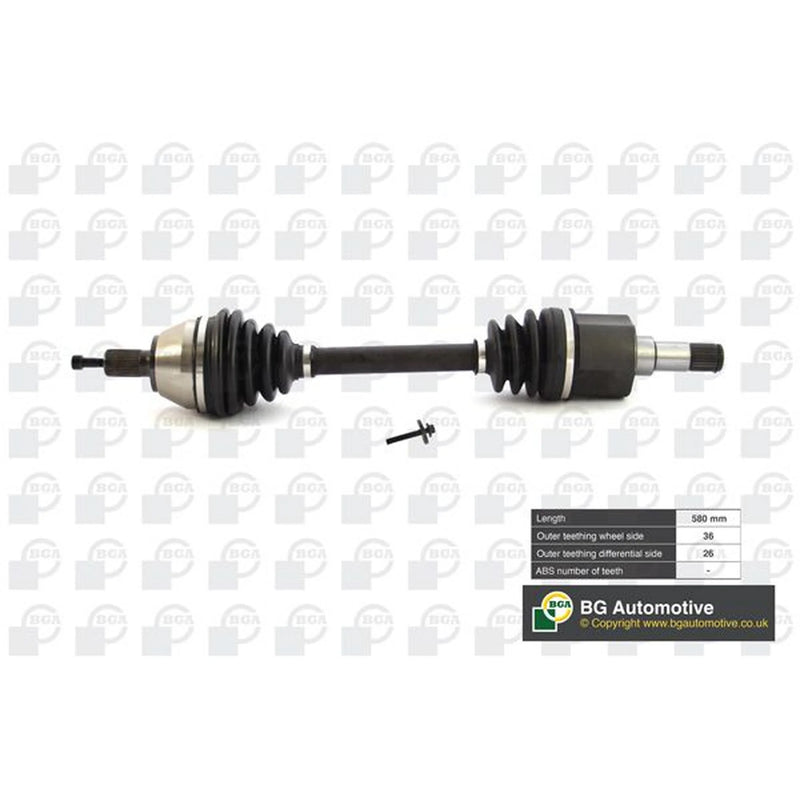 BGA CV Drive Shaft Driveshaft Front Left DS2327L