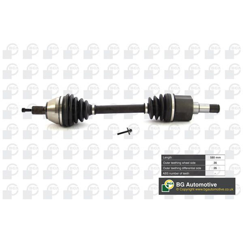 BGA CV Drive Shaft Driveshaft Front Left DS2327L