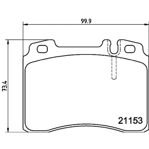 DON Front Brake Pad Set PCP2196
