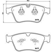 Brembo 4 x Front Brake Pad Set P50105