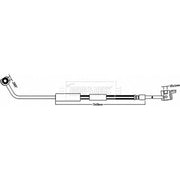 Borg & Beck Brake Hydraulic Hose Line Front Right BBH8071