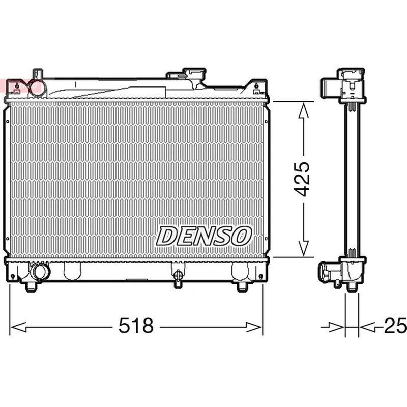 Denso Engine Radiator DRM47030