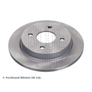 Blue Print 2 x Solid Rear Brake Discs ADF124319