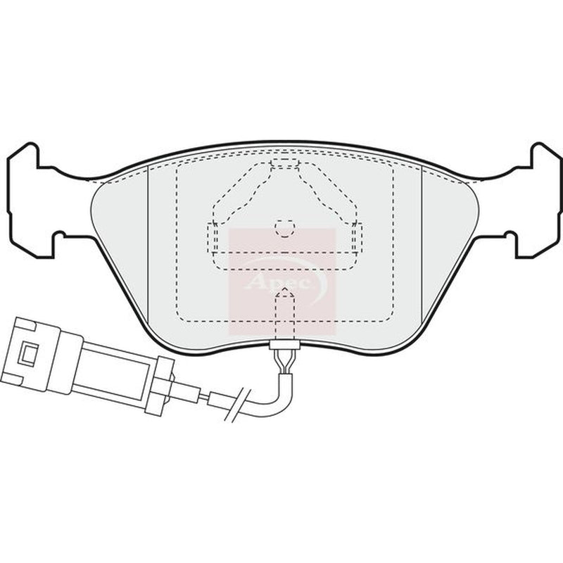 Apec Front Brake Pad Set PAD846