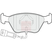 Apec Front Brake Pad Set PAD846