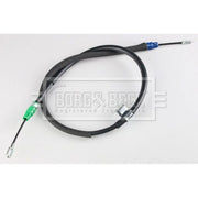 Borg & Beck Handbrake Cable Right Rear BKB3873