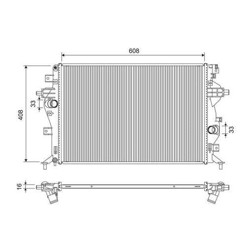 Valeo Engine Radiator 701321