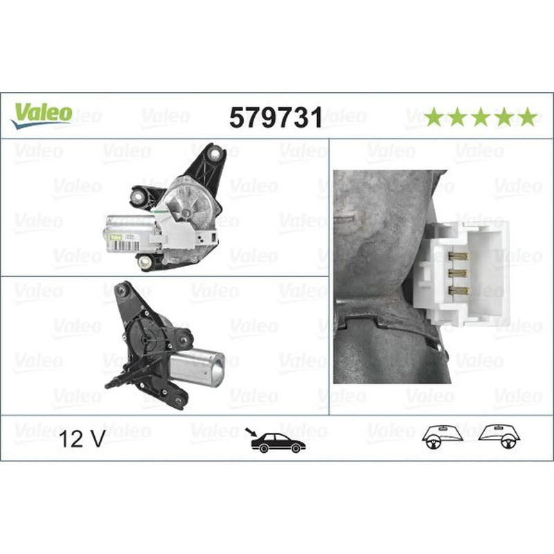 Valeo Front/Rear Wiper Motor Rear 579731