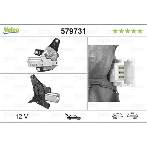 Valeo Front/Rear Wiper Motor Rear 579731