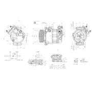 Hella Air Conditioning Compressor 8FK 366 200-771