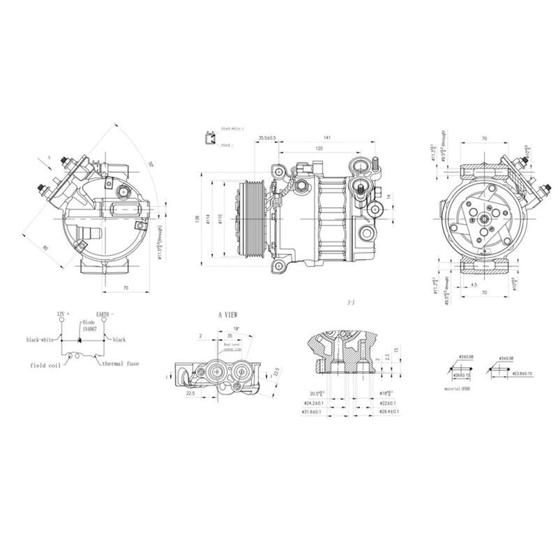 Hella Air Conditioning Compressor 8FK 366 200-771