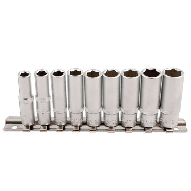 Laser Tools AF Deep Socket Set 1/4"D 9pc - PL