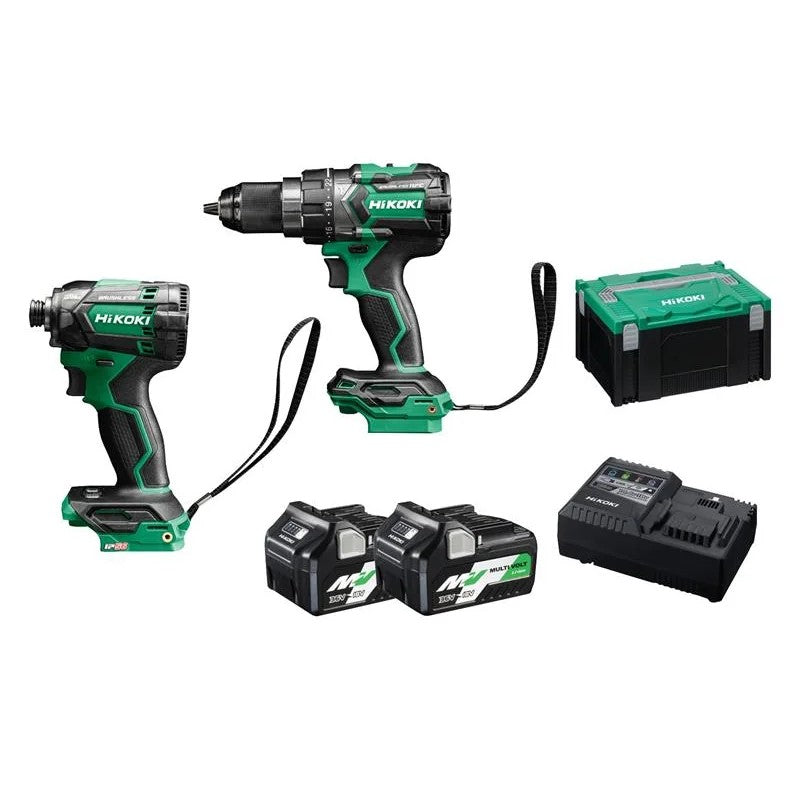 HiKOKI KC18DCJAZ Twin Pack 18V 2 x Multi Volt Li-ion - KC18DCJAZ