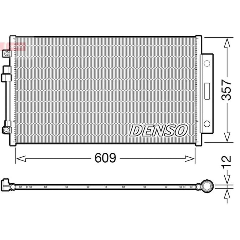 Denso Air Conditioning Condenser DCN09004