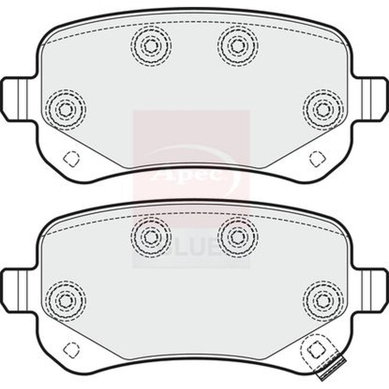 Apec Rear Brake Pad Set PD3608